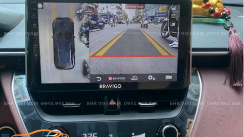 Màn hình DVD Android liền camera 360 xe Toyota Cross 2020 - nay | Bravigo Ultimate (6G+128G)  
